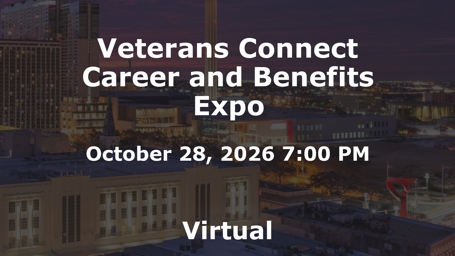 Veterans Connect Career and Benefits Expo event image